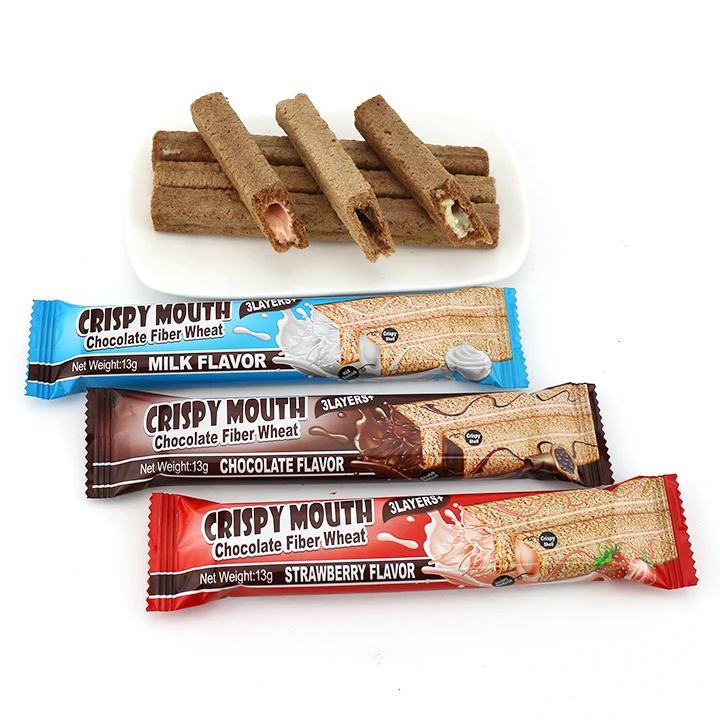 Crispy wafer stick