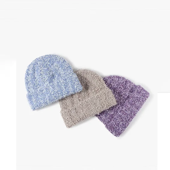 Beanie Fashion New Style Autumn Winter Wool Beanie Double Layer Bonnets Men Women Fashion Beanie Hats