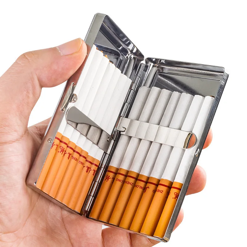 Boîte à cigarettes rigide personnalisable en alliage de zinc étanche, étui  de rangement pour tabac, impression de logo et photo, sublimation, cadeau  d'affaires vierge