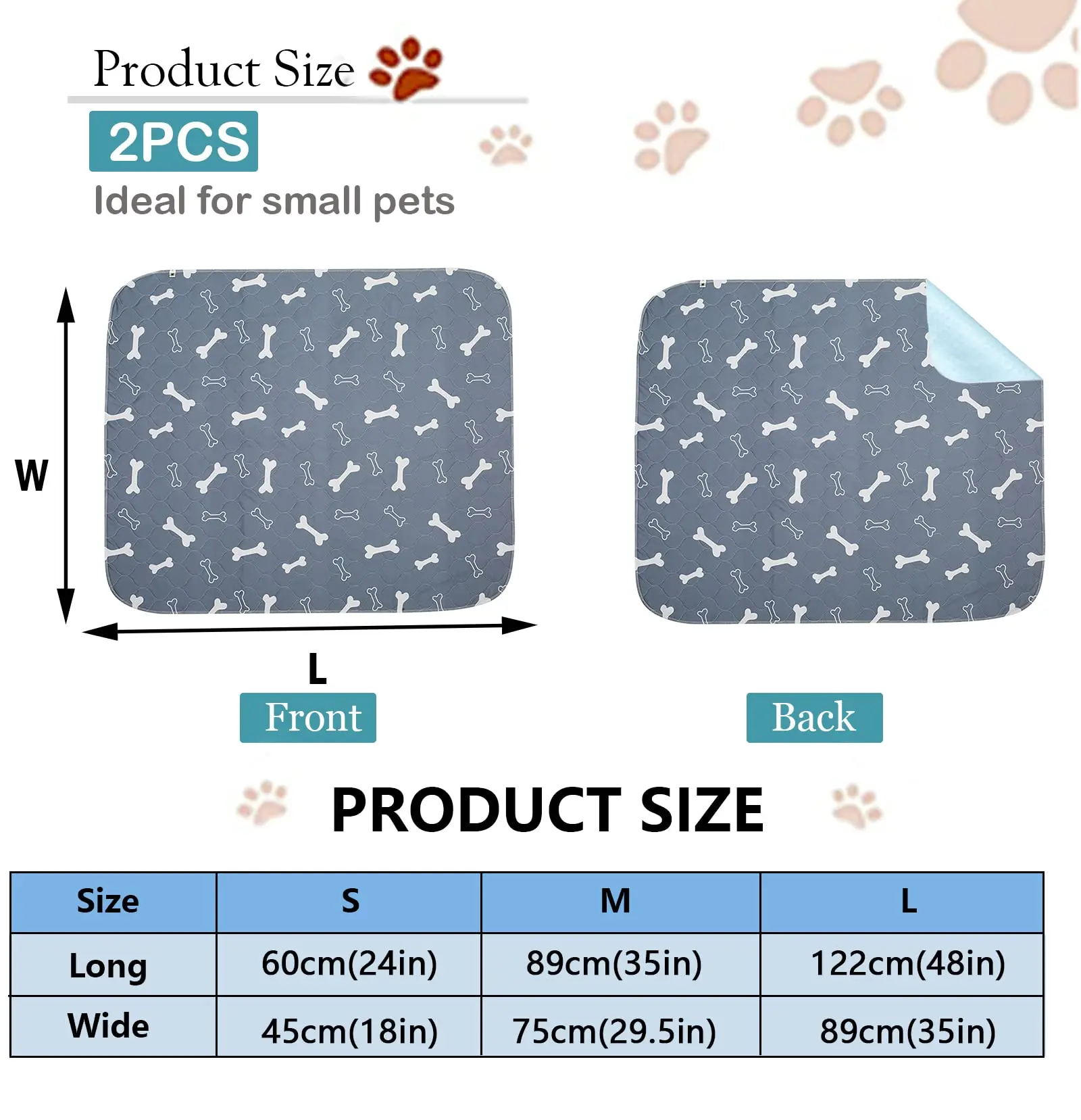 Reusable Training Pads For Dogs Cats