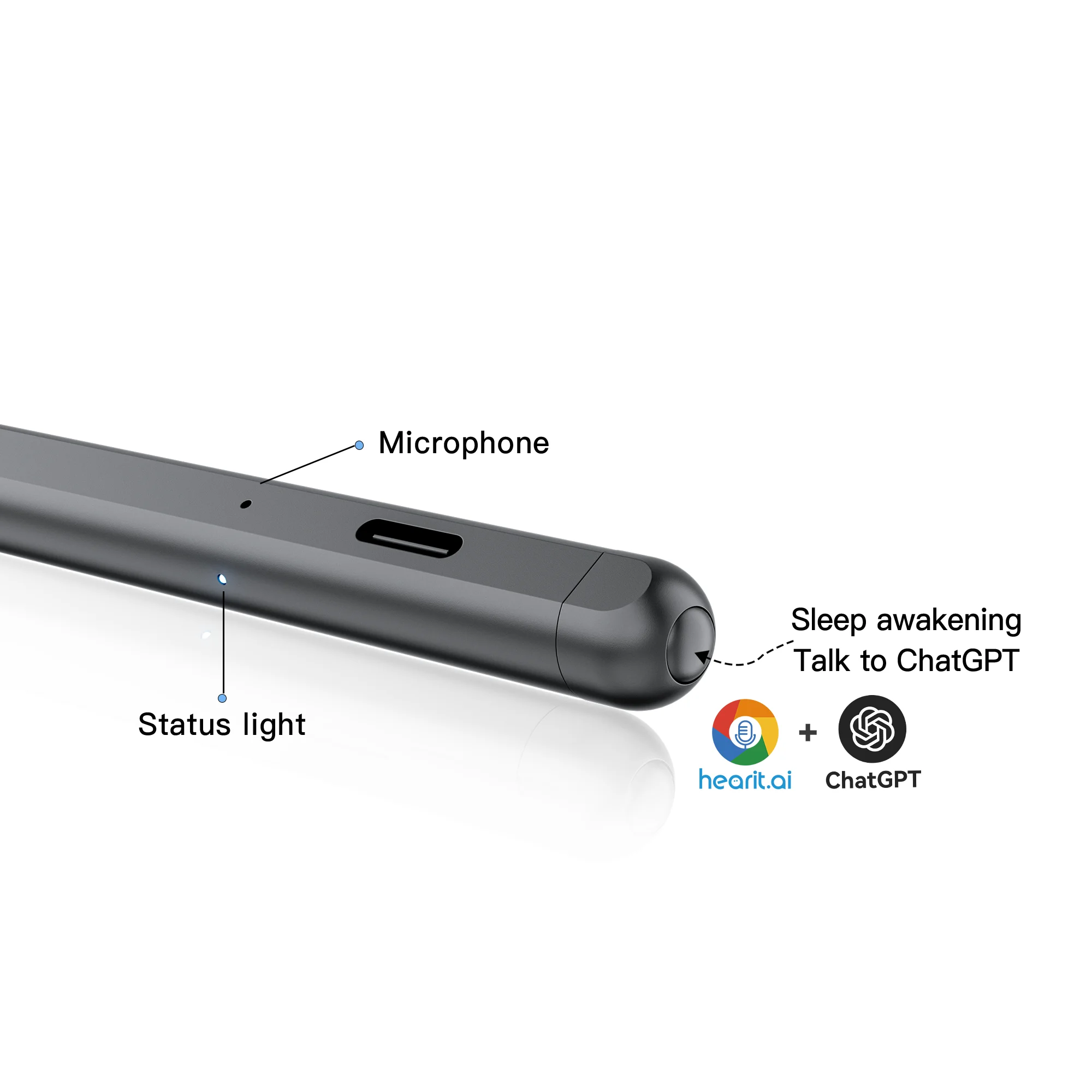 AI Voice Interface Technology Controller 2024 Product Gpt Chat Audio Gadget Microphone Professional Touch PenTranslate Pen