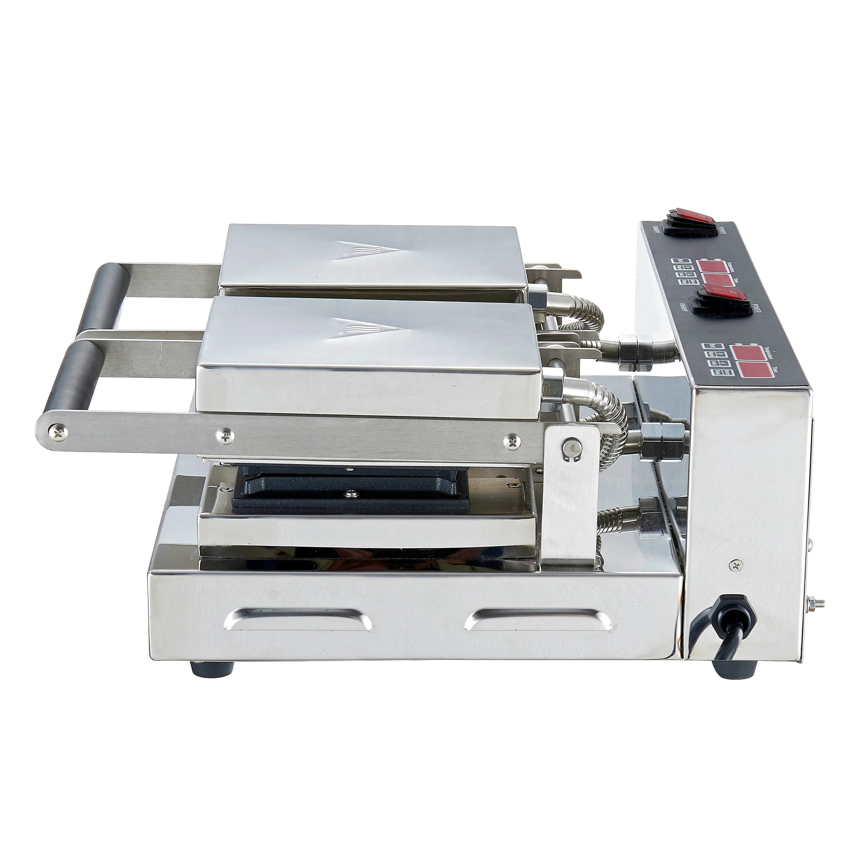 
 Electric square sandwich maker double sandwich maker stainless steel sandwich maker High-end products  