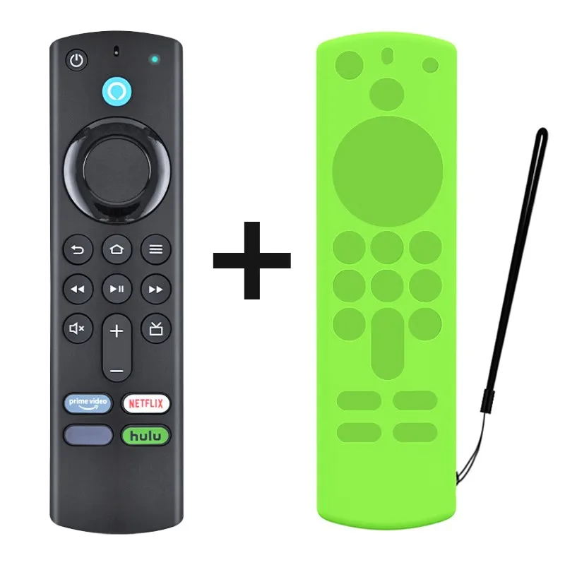 L5B83G Smart TV Remote Control Replacement BT Voice Controller for Amazon Fire TV Stick 3rd Gen Lite Cube 4K Max Bundle