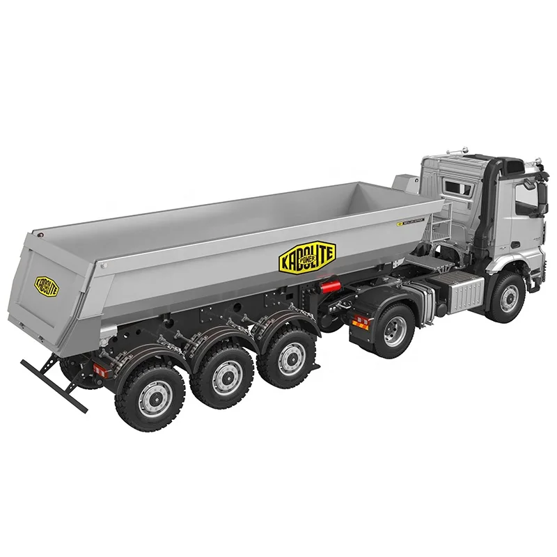 Kabolite K5801 1:14 Heavy Duty 4X4 RC Dump Truck - Large Scale