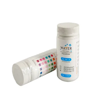 Caped High quality  Aquarium 6 in 1 Water Quality Test Strips factory