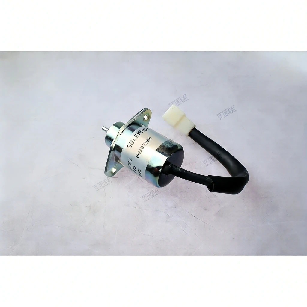 New 12V Fuel Shutdown Solenoid 6680532 for Bobcat Loader B100 B200 B250 OEM Engine Parts