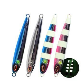 Hot Sale 60g Luminous Tungsten Steel Jig Without Hook Metal Fishing Spoon Lure Tungsten Hard Fish Jig Lure – Metal Jig – view 3