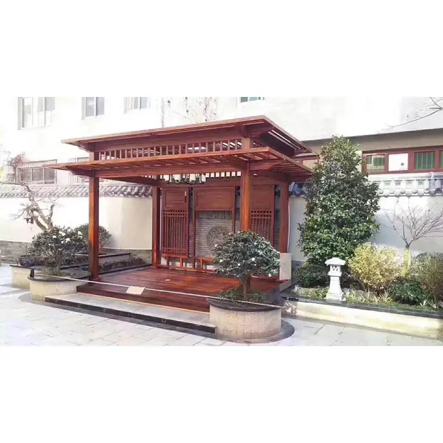 High Quality outdoor large outdoor all weather furniture canopy pine gazebo pergola Aluminum alloy pavilion