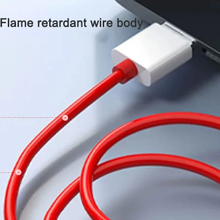 One Plus Mobile Phone Charging Cable Type-c to USB Data Cable 5A Fast Charging Line Factory Wholesale