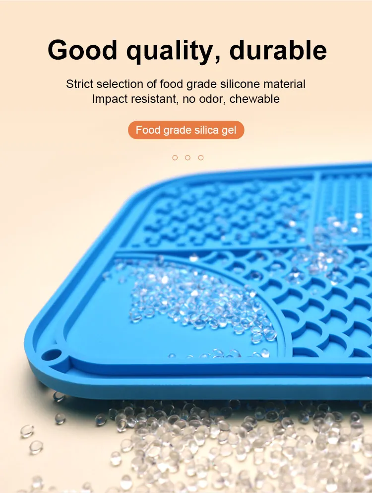 Pet Treat Mat Dog Lick Mat Alternative To Slow Feeder Dog Bowls Mat For