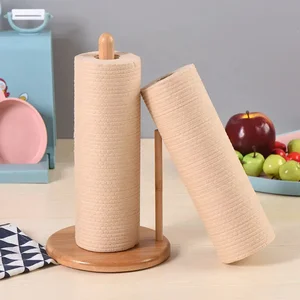 Durable Reusable Bamboo Fiber Towels Fast-Absorbent Kitchen Cleaning Cloths up to 80 Times Use