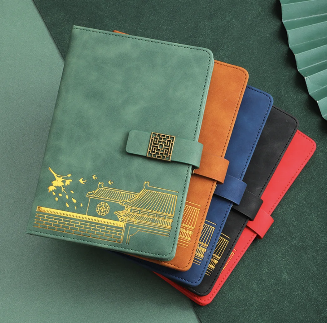 2024 Customizable High Quality Notebook Manufacture A5 Spiral Bound PVC Cover Loose-leaf Binding