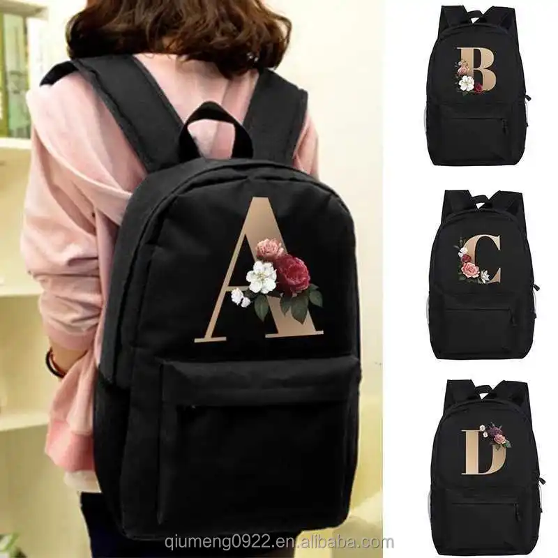 Ladies Floral Backpack Travel Leather Handbag Rucksack Shoulder