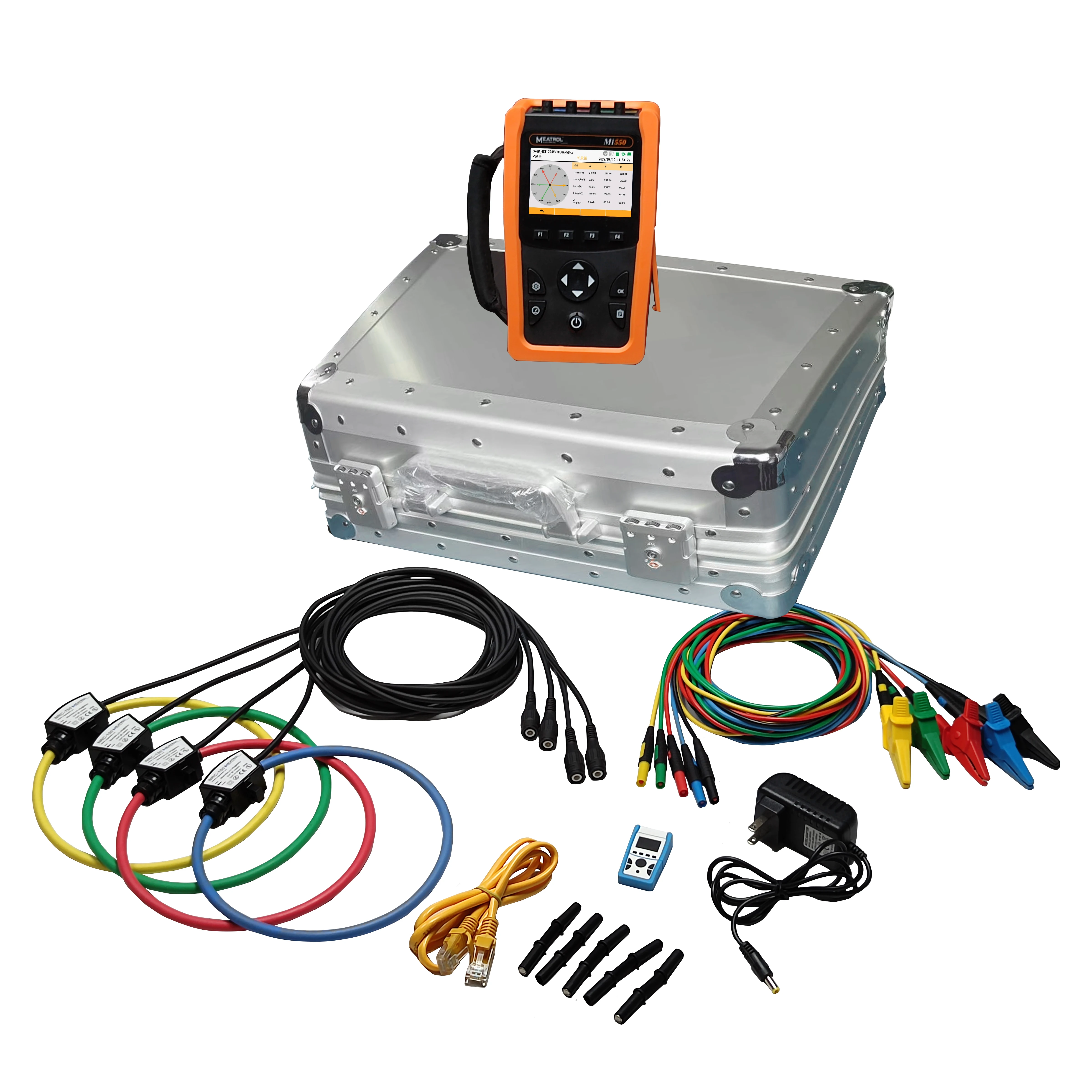 Energy Monitoring Portable Power Meter Mi550 Power Consumption Analyzer 32GB Data Logger Energy Analyzer