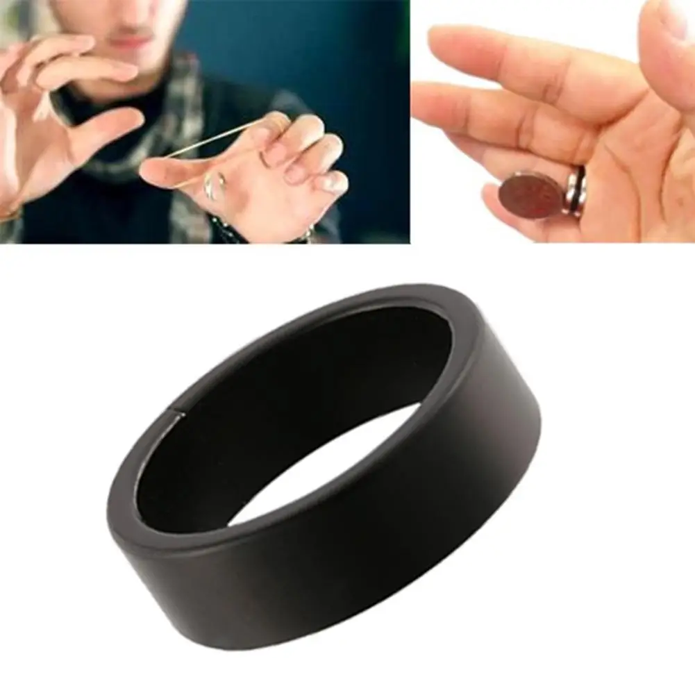 1X20mm Magic Strong Magnetic Ring Finger PK Magier Trick Requisiten Show Tool ZP 