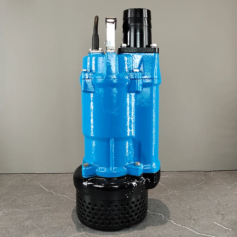 Погружные трехфазные осушающие насосы KBZ 2hp 3hp 5hp 10hp 15hp для строительства полуоткрытого рабочего колеса