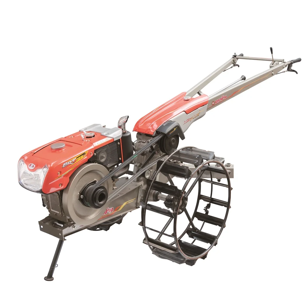 Two Wheel Hand Walking Tractor With Tiller for Cultivator