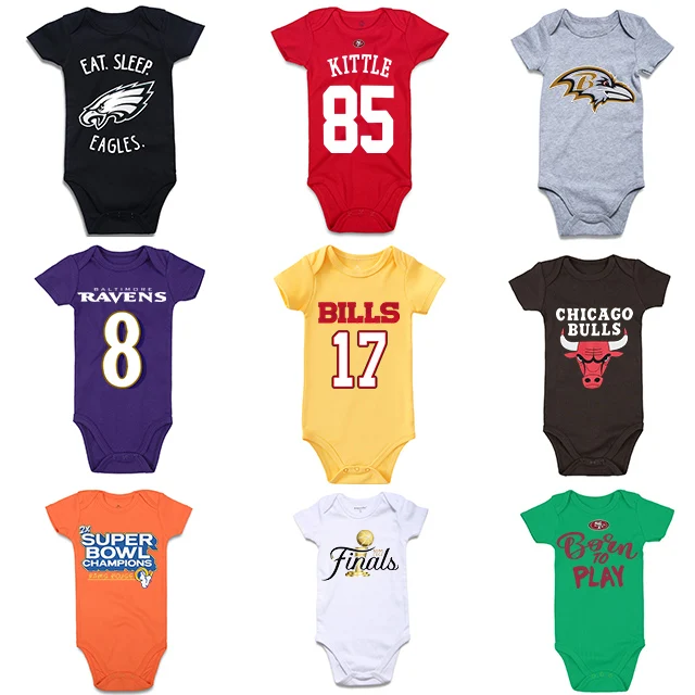 Baby Clothes Custom Print Newborn Plain Blank Baby Boy Clothes Unisex