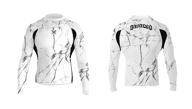 Sublimation Print Mma Rash Guard Wholesale Bjj Rash Guard Long Sleeve ...