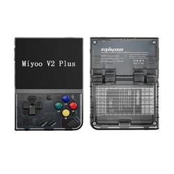 Miyoo V2 плюс версия 32 ГБ Портативный Новый Consola 3 5 Ips дисплей Видео игровой корпус черного цвета в стиле ретро консоль портативная игровая приставка miyoo 2