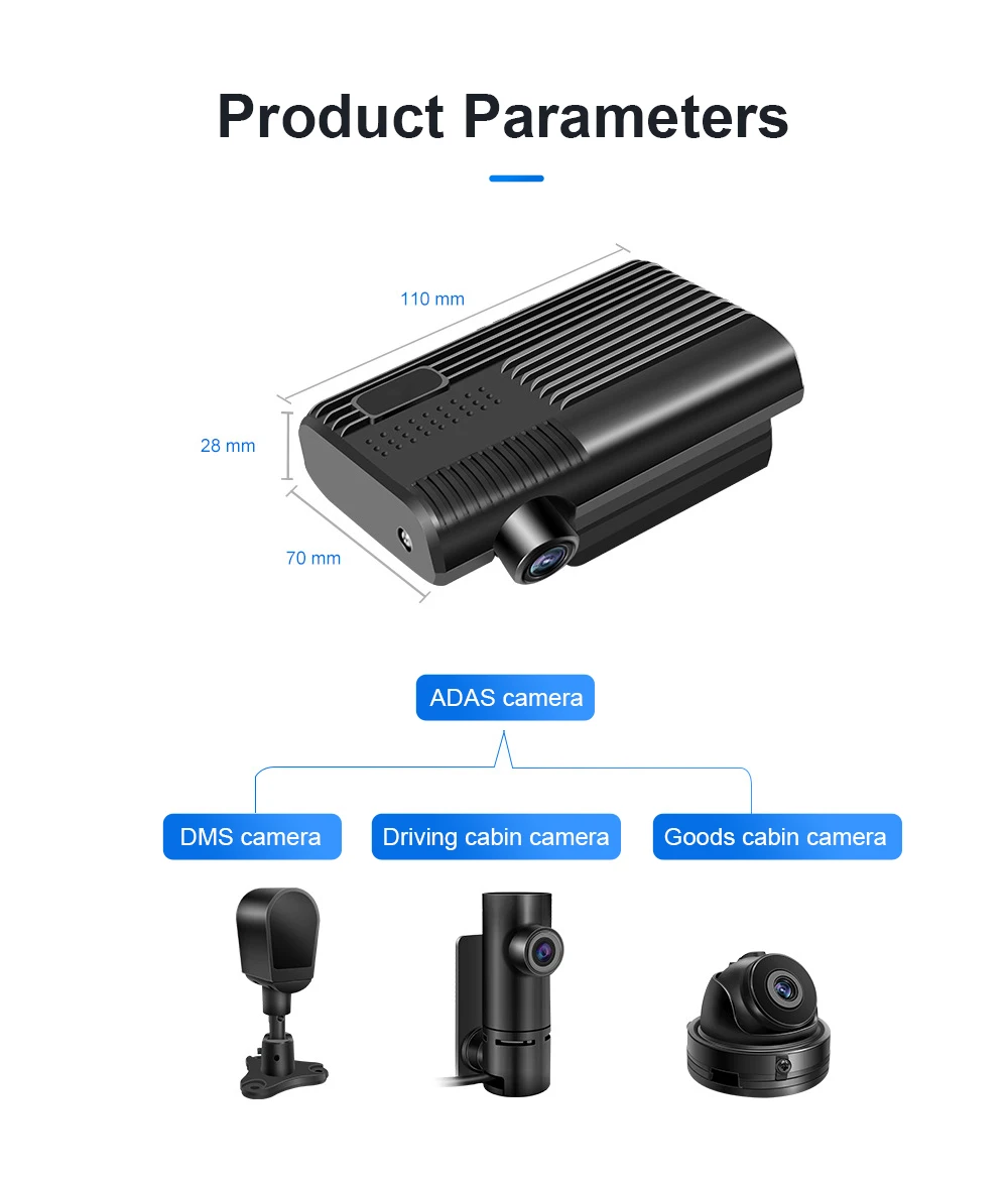 Aoedi D03 4 Channel Live Video Recorder 1080p Hd Car Black Box Camera