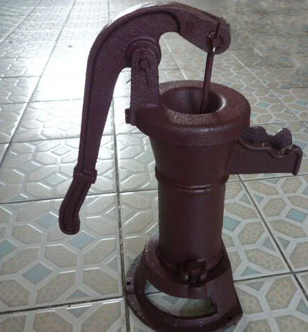 KOTARBAU® Bomba de Jardín Antigua para Pozo de Agua Manual Hierro Fundido  Verde Vintage