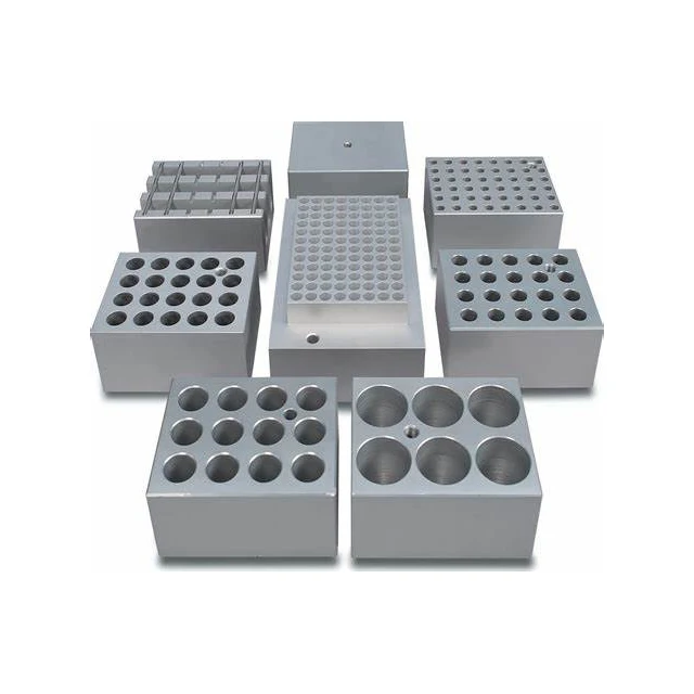 Customized CNC Machined Processing 7075 Aluminum Plate Block Solid Threaded Aluminum Mounting Block