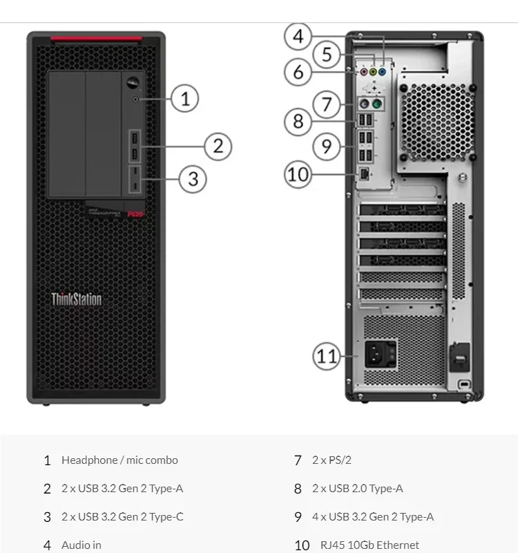 Lenovo Thinkstation P620 Workstation With Ddr4 Sdram Ram And 1tb Ssd