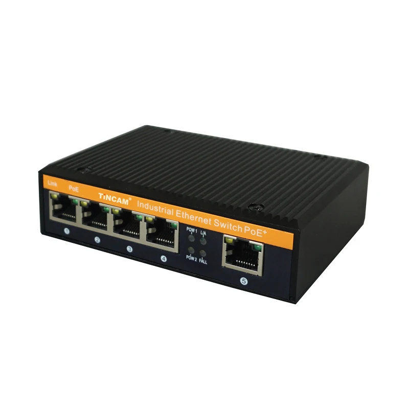 Mode B 48V/52V 120W 8+2 Ports PoE Injector Power Over Ethernet Switch 4,5+/7,8 