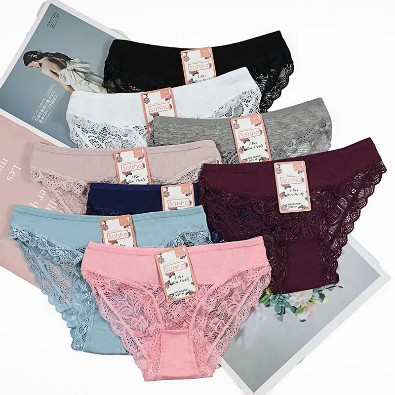 Factory Outlet New Spring Summer Ladies Cotton Panties Women's Lace ...