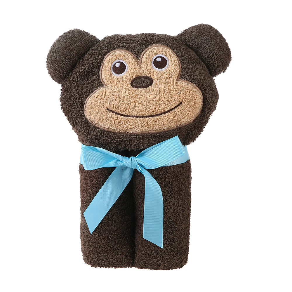 En Gros Personnalise Dessin Anime Singe Marron Serviette De Bain Bebe Avec Capuche Mode Oeko Tex 100 Bambou Bebe A Capuche Serviette Buy Bambou A Capuchon Bebe Serviette Bebe Serviette De Bain Singe Bebe