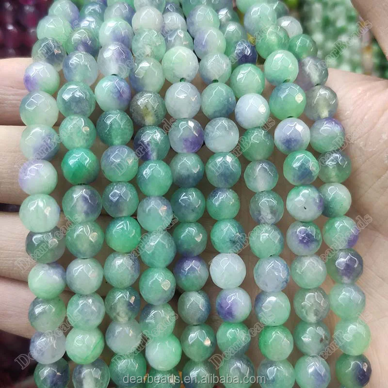 Dyed Jade Crystal Rainbow Beads, Gemstone Beads Faceted Multi Color Jade  Beads For Jewelry Making 14mm 6mm 8mm 10mm 12mm - Buy Dyed Jade Crystal  Rainbow Beads, Gemstone Beads Faceted Multi Color