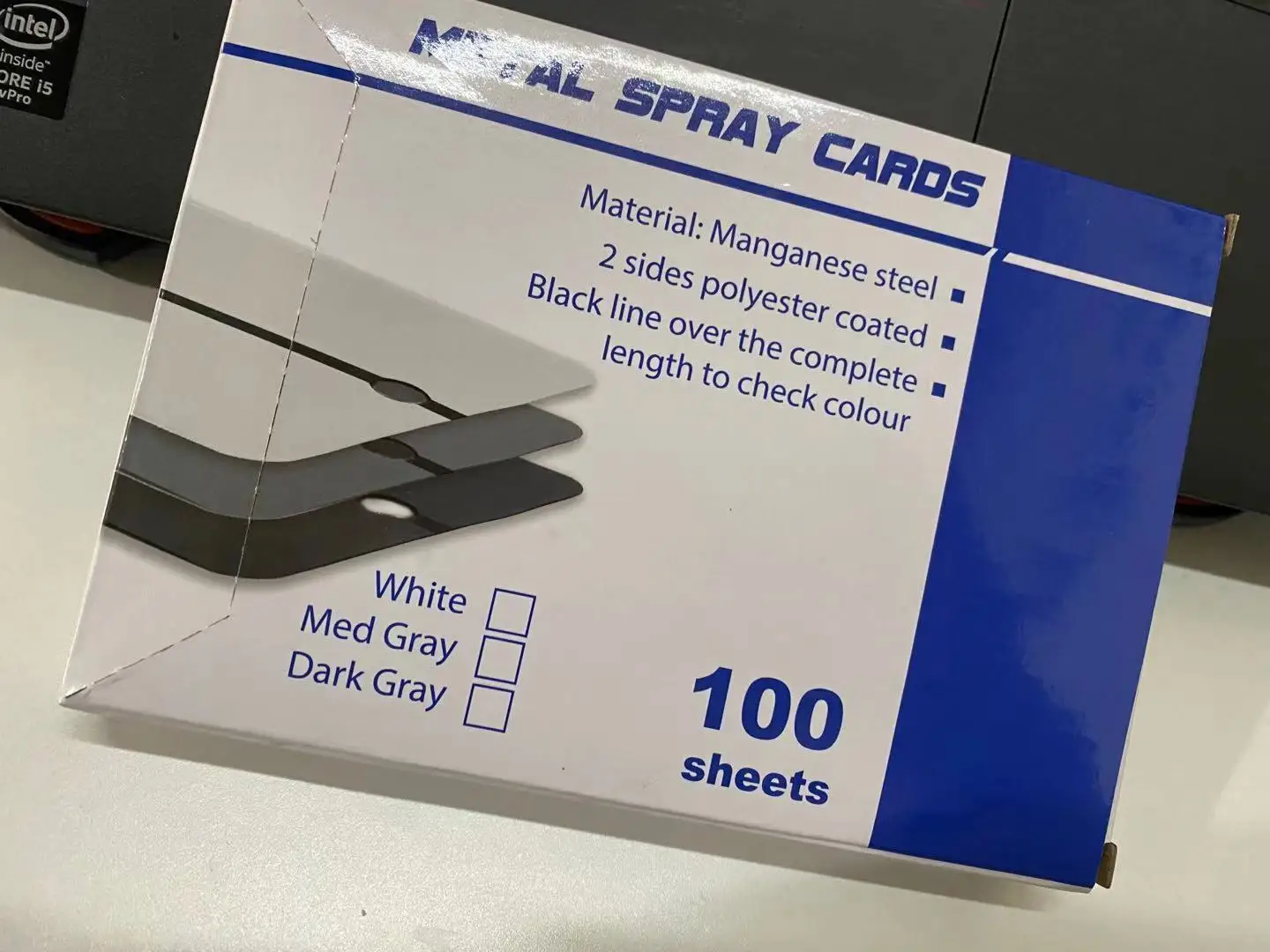 Auto Standard Metal Panels Paint Spray Out Cards For Testing The Colour
