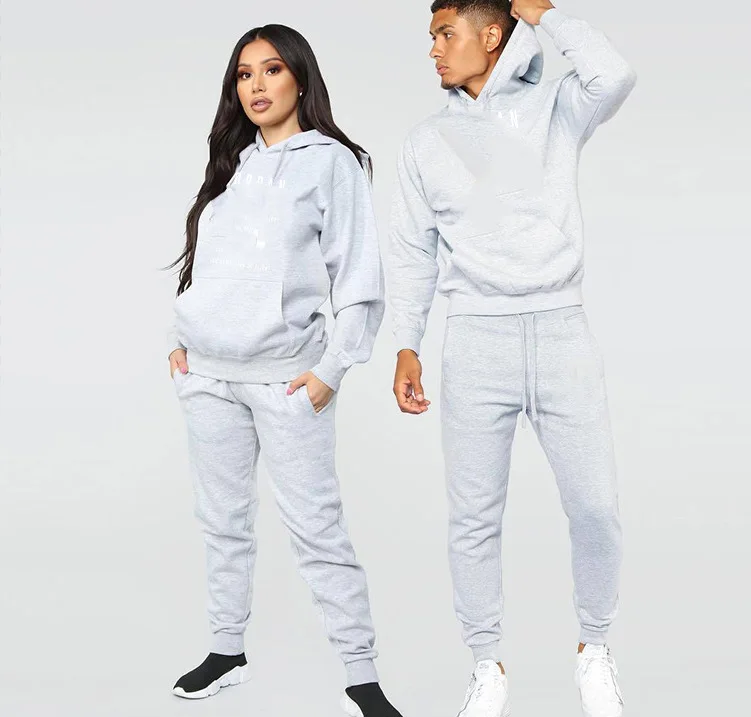 Design Your Own Logo Unisex Sweatsuits Mens Tracksuit Sportswear ...