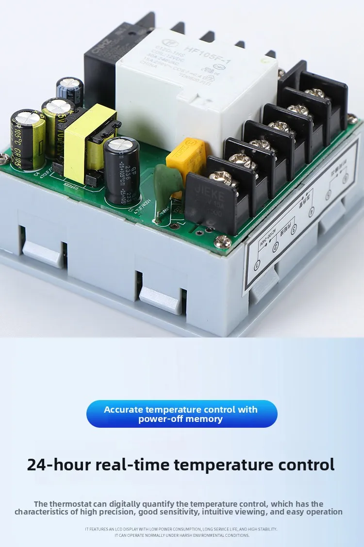 Intelligent Thermostat LCD Display TS700-X Temperature Controller with PID Regulation High Precision Data Hold & Reset Functions