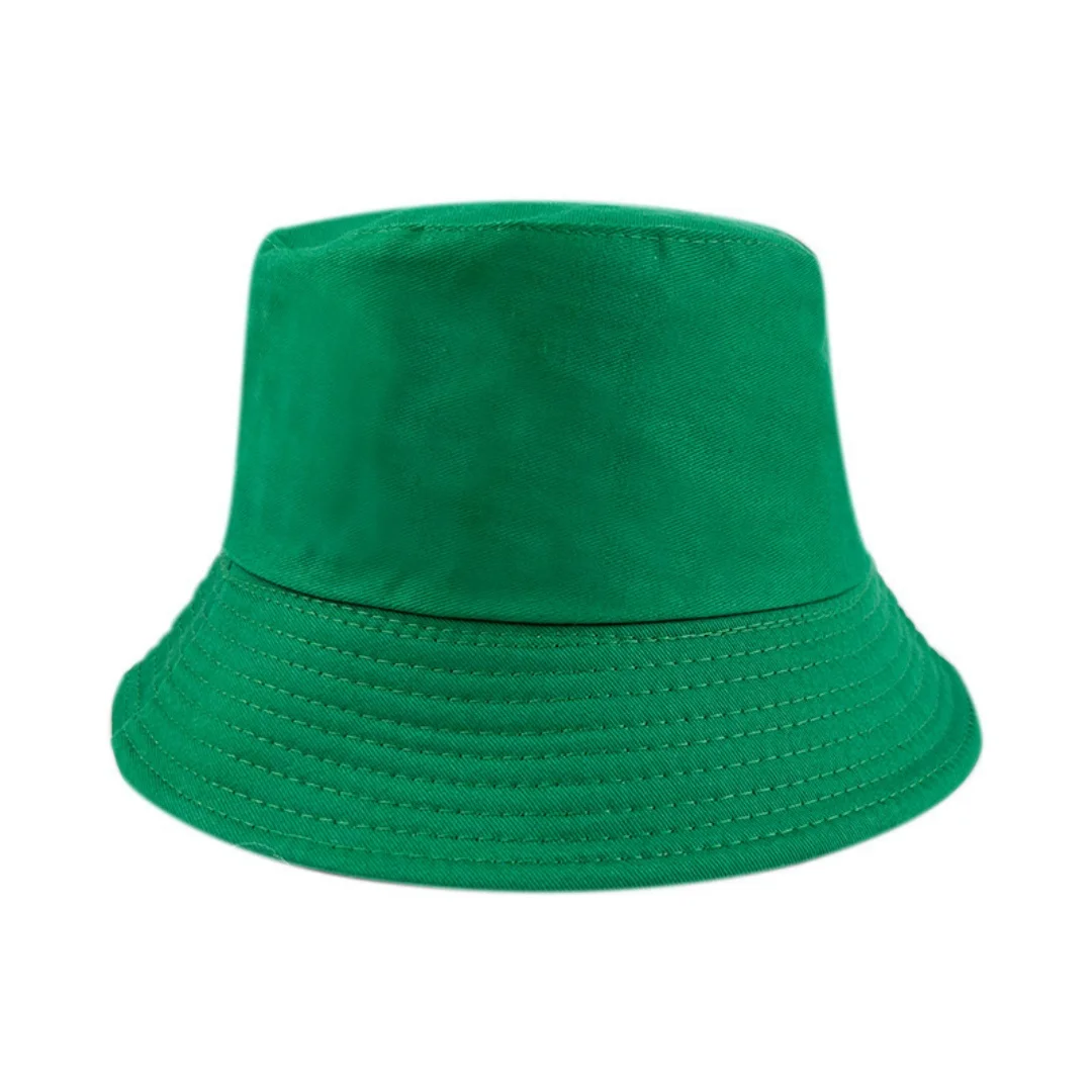 Basic Bucket Hat Simple Solid Color Design Comfortable Breathable Sun Shade Daily Leisure Outdoor Universal