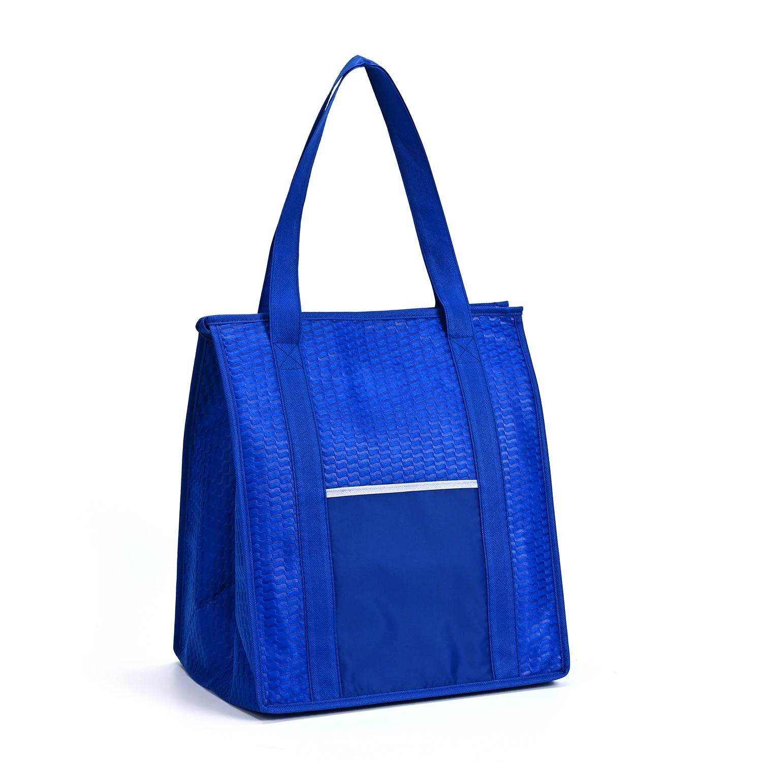 Eco-Friendly Reusable Large 2-Color Custom Sublimation Printed Shopping Bags Non-Woven Laminated with Letter Pattern Grocery Use manufacture