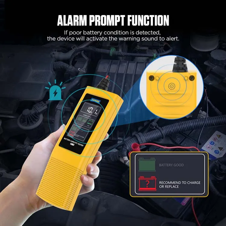 Universal AUTOOL BT70 Automotive Car Battery Monitor 12V Status Indicator Led Battery Testers