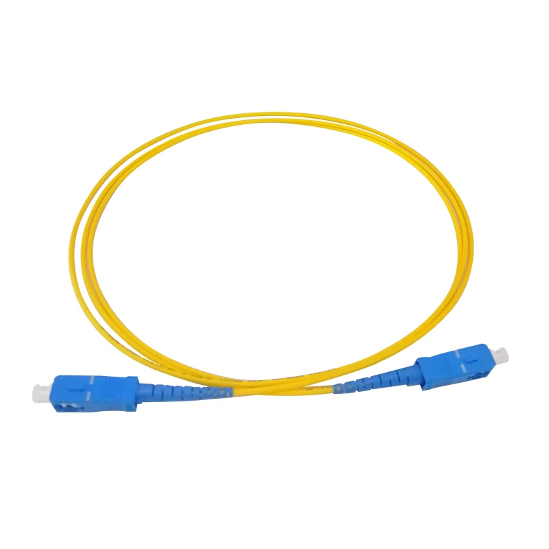Fiber optic cable Simplex FTTH 1core cable with connector patch cord SC APC pigtail LSZH PVC