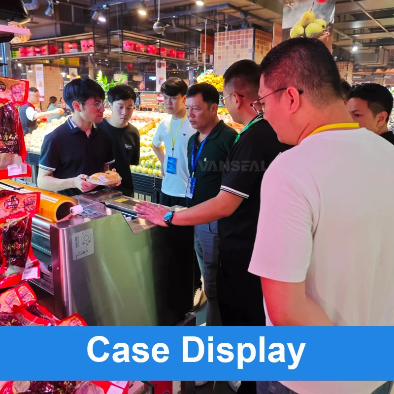 Semi-Automatic Miniature Plastic Wrap Machine for Meat Fruits-Easy-to-Operate Cling Film Wrapping Equipment for Food Packaging