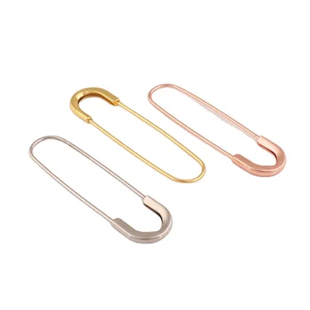 Custom Fancy Big Safety Pins For Clothing Shawl Sweater Buckle Easy ...