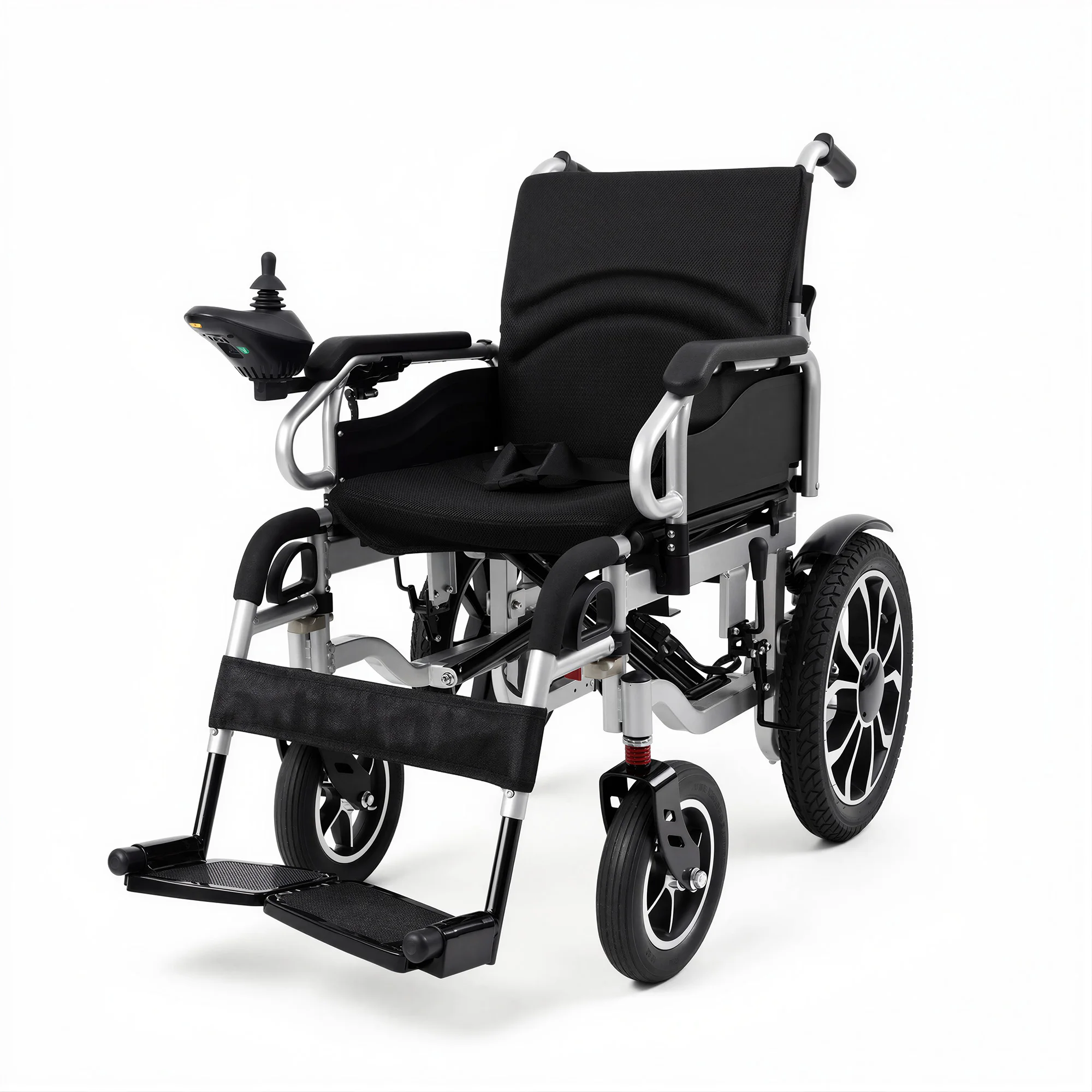 JJW-500131 Carbon Steel Folding Electric Wheelchair