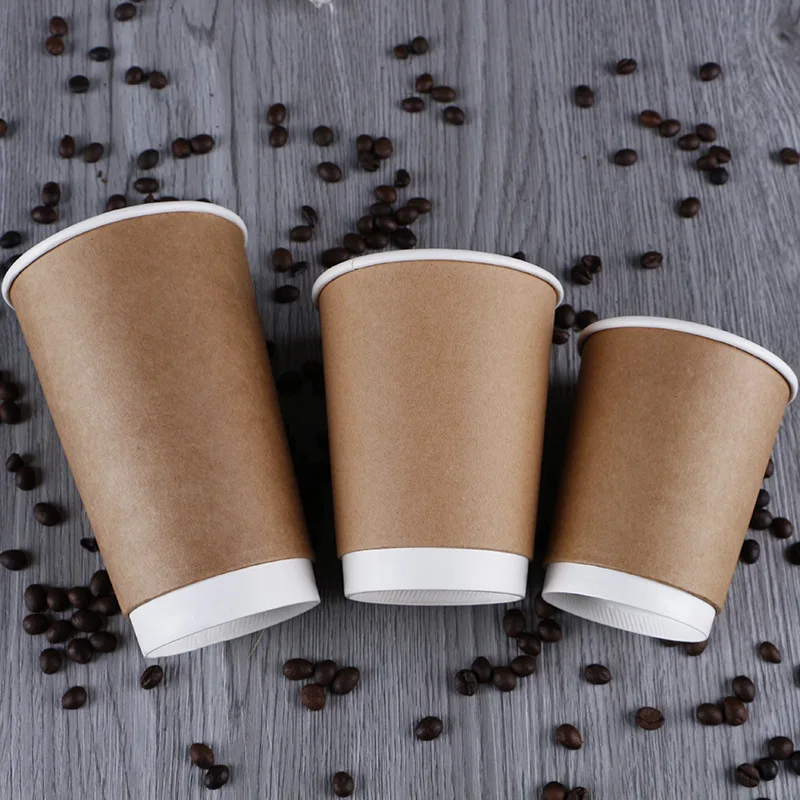 Logo Printed Paper Coffee Cup Double Wall 8oz Single Wall - Buy 8oz ...