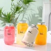 Bouteille transparente + Bouchon en aluminium scellé