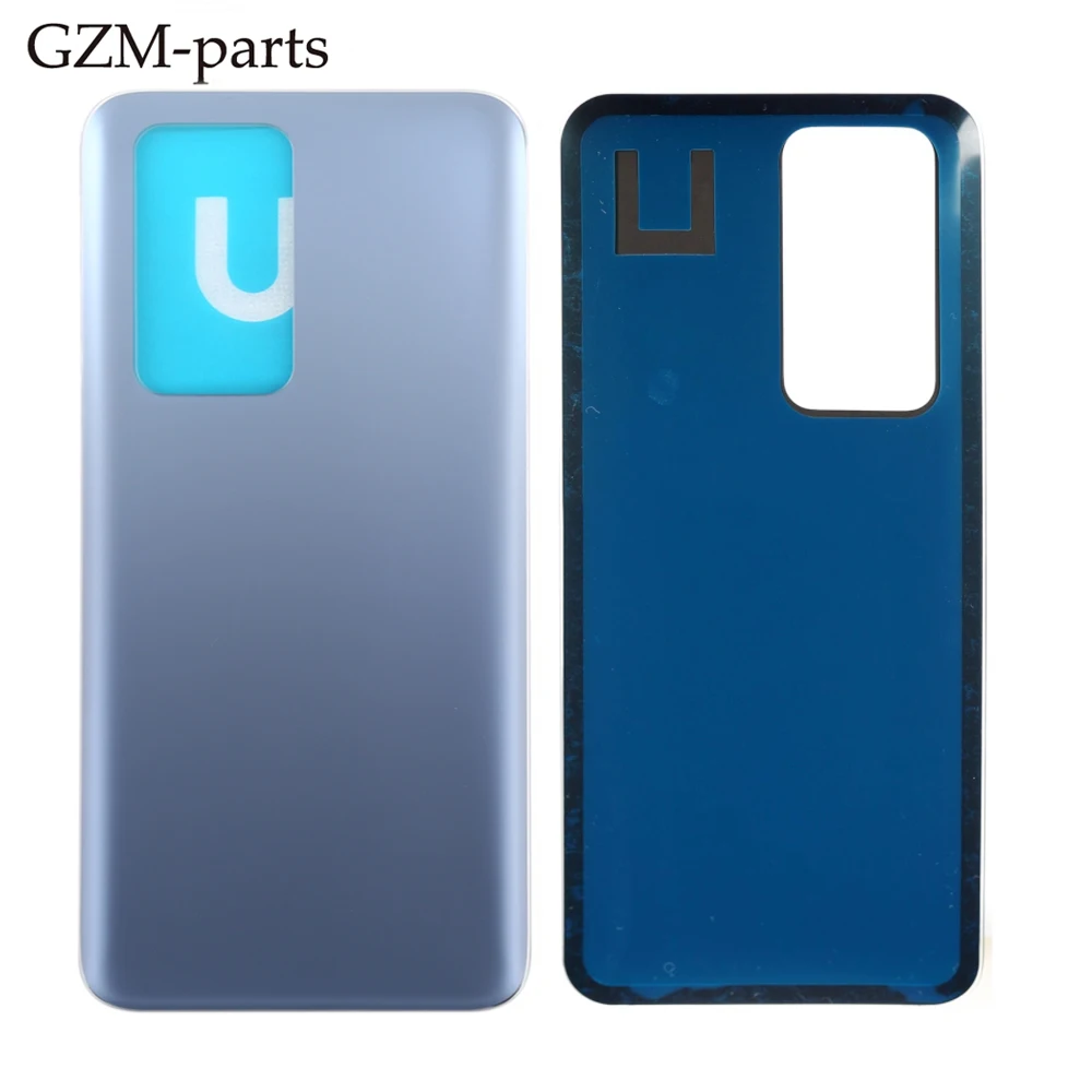 Стеклянная задняя крышка Запасные части для Huawei P40 Pro задняя крышка батарейного отсека двери ремонт корпуса