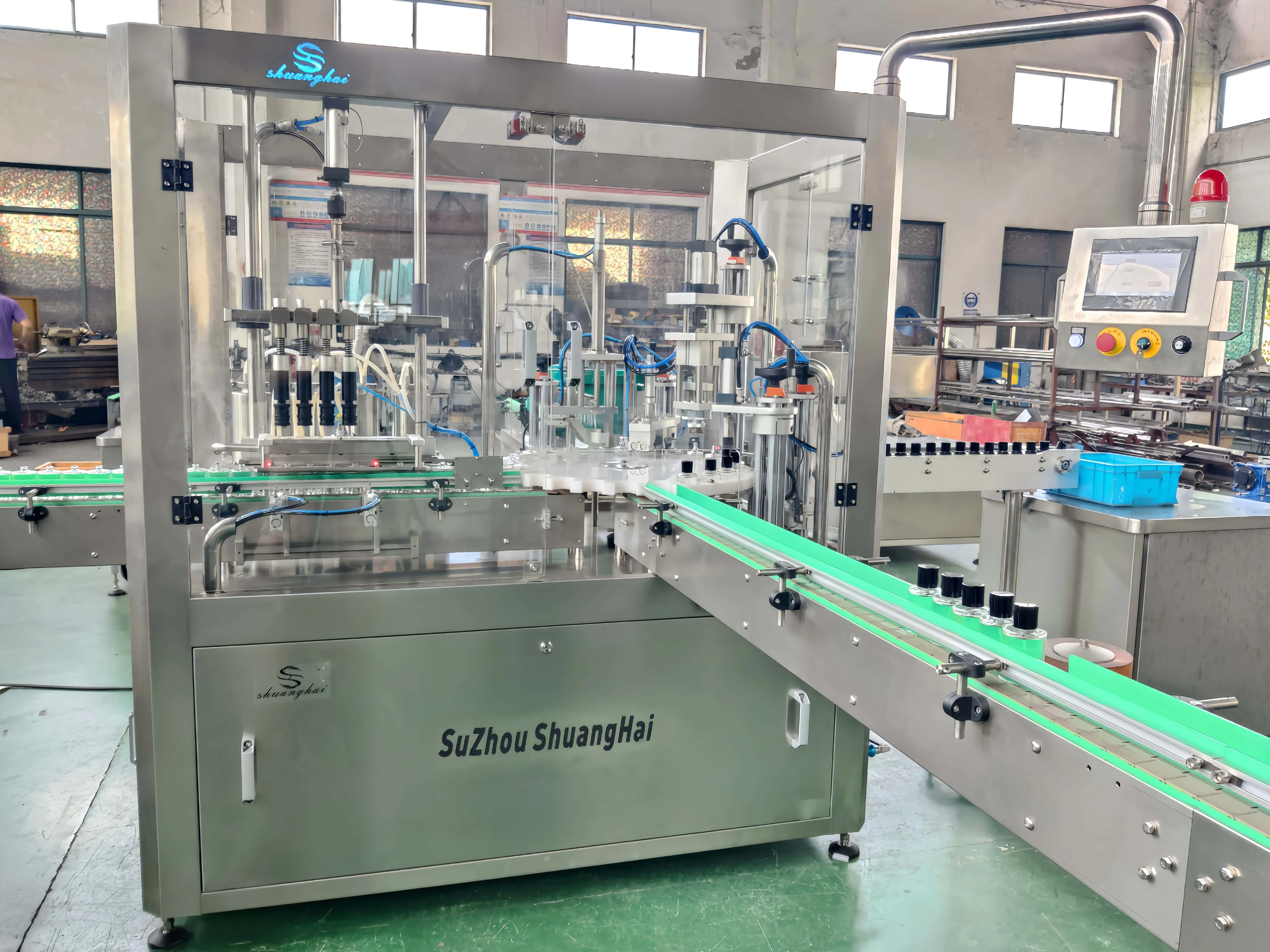 High-Accuracy Automatic Perfume Filling Machine Liquid Oil  Spray Bottle  Filling Sealing Machine manufacture