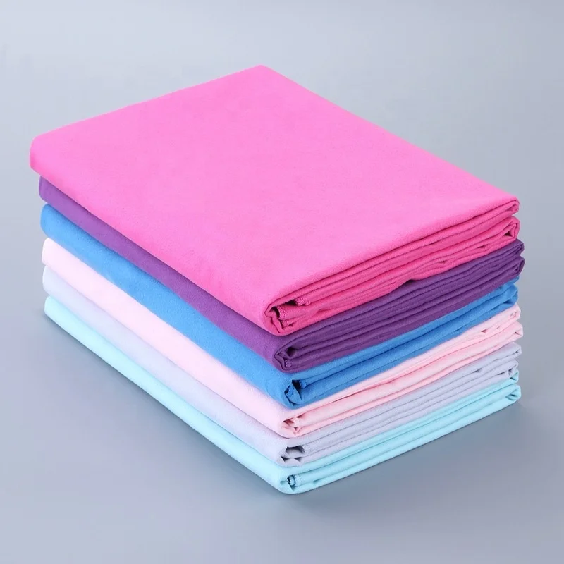 Toalha Esportiva de Microfibra Super Absorvente Mais Cores em Promoção Toalha para Academia de Microfibra com Bolsa em Rede