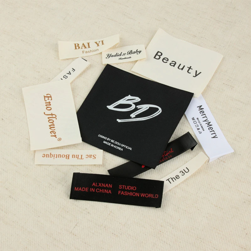 Label Weaver Custom Garment Clothes Labels Woven Label Tag For Clothing ...