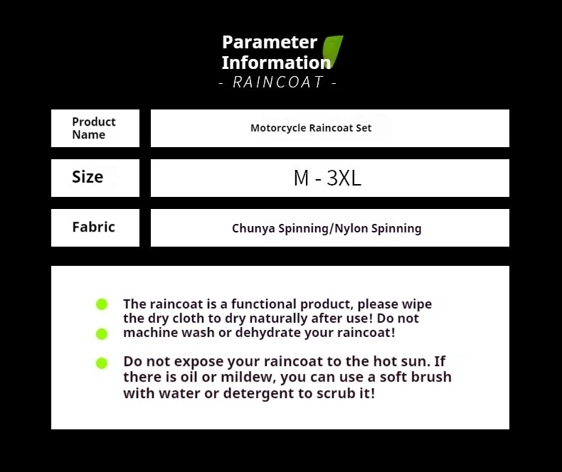 Men's Lightweight Reflective Raincoat Set Waterproof Windproof Portable for Motorcycle Golf Fishing Reusable Rainpants Included