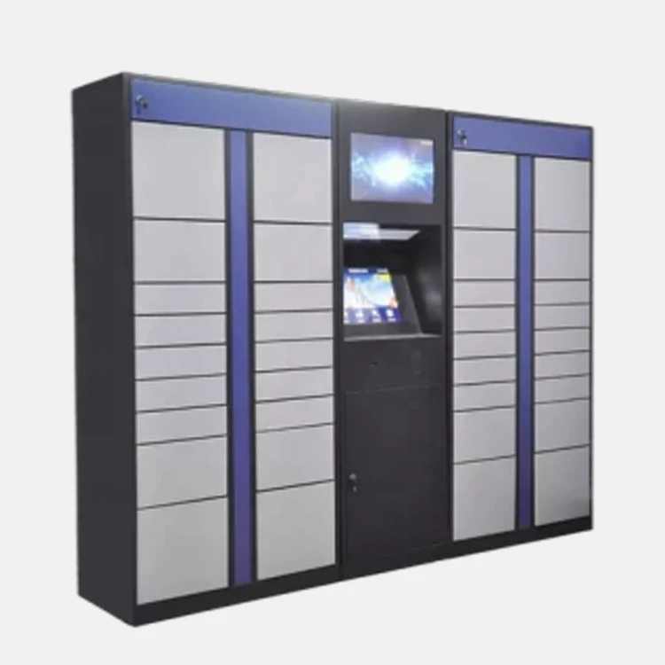Fingerprint Delivery Intelligent Gym Outdoor Parcel Locker System Digital Electronic Steel Smart Metal Storage Lockers